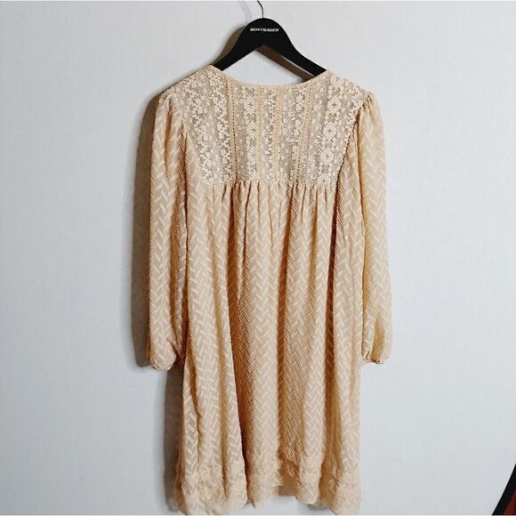 -‎ Anthropologie One September Anwen Peasant Boho long sleeve dress XL - Picture 9 of 15